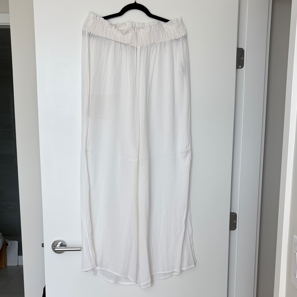 BNWT asos flowy high waisted beach pants 12